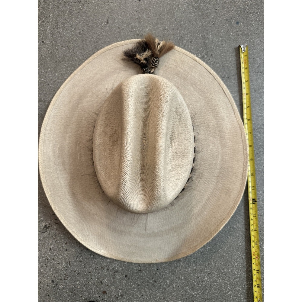 Sahuayo La Providencia Mens Hat Size 7.5(US)60(MX)‎ Custom Beeded/Twill Wrapped - Picture 8 of 9